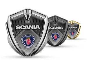 Scania Emblema Metallico Badge Stile Lussuoso Lega Metallica